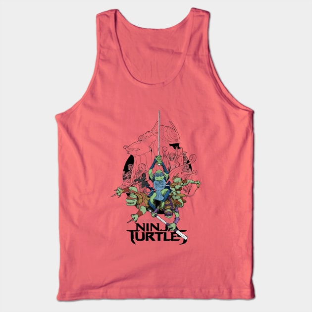 Ninja Turles Tank Top by LinhBR